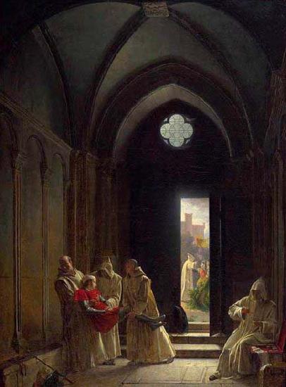 Richard Parkes Bonington Death of the Prince de Talmont Spain oil painting art